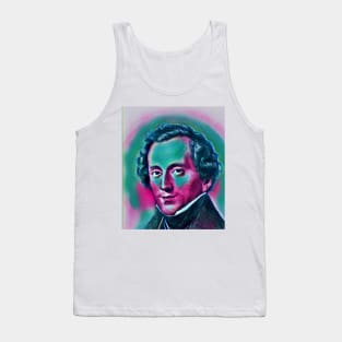 Felix Mendelssohn Abstract Portrait | Felix Mendelssohn Artwork 4 Tank Top